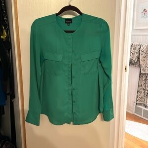 Green blouse